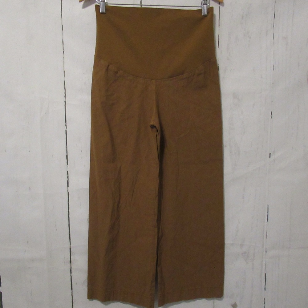 Maeve By Anthropologie Pants 4 Maternity Collette High Rise Wide Leg Crop